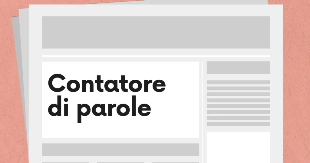 contatore di parole